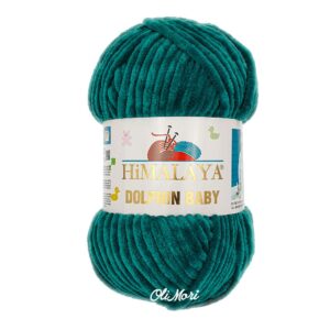 włóczka pluszowa na maskotki himalaya dolphin baby 348 zielony ciemny szmaragdowy