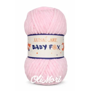 Jasnoróżowa Włóczka Baby Fox 100-04. Idealna dla dzieci