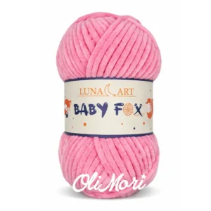 Włóczka chenille Baby Fox - kolor różowy 06