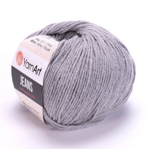 włóczka amigurumi yarn art jeans 46 szara