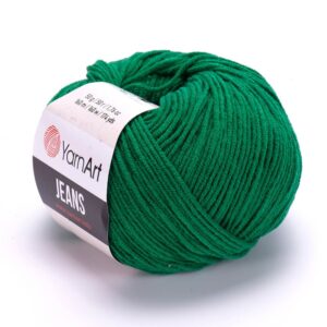 włóczka amigurumi yarn art jeans 52 zielona trawiasts