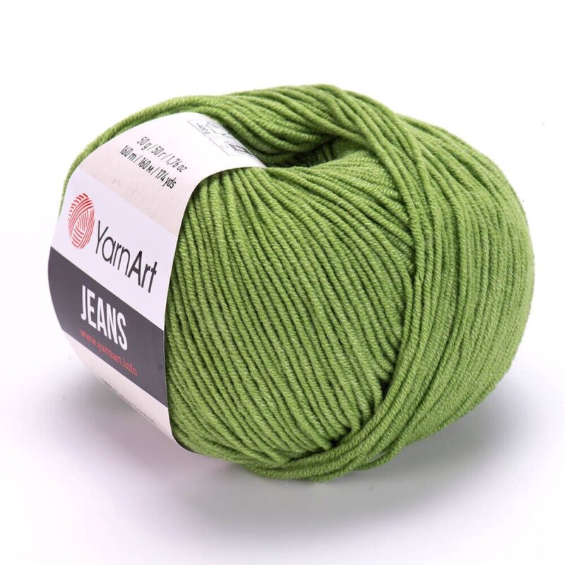 włóczka amigurumi yarn art jeans 69 zielona