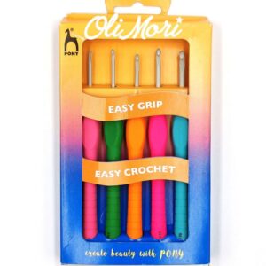 Zestaw szydełek PONY EasyGrip [5szt.] [2-4mm]