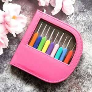 zestaw szydełek aluminiowych knit pro waves różowy