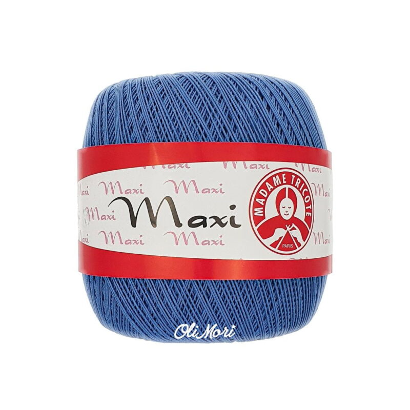 kordonek maxi madame tricote bawełna merceryzowana 5351 niebieski denim jeans