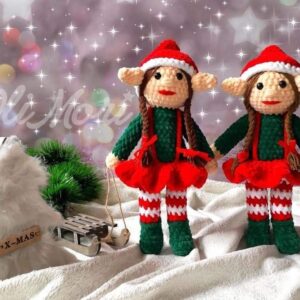 wzór szydełkowy na maskotkę elfa olimori himalaya dolphin