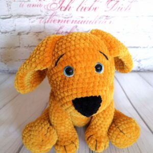 schemat na szydełko pies piesek olimori