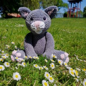 schemat na szydełkowego kotka