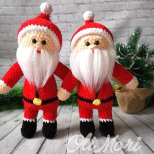 wzór szydełkowy na maskotkę mikołaja olimori himalaya dolphin