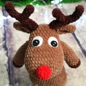 schemat na renifera na szydełku olimori