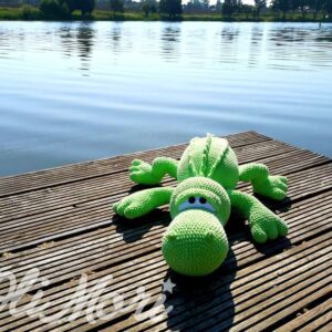schemat amigurumi na krokodyla na szydełko olimori