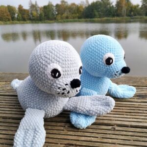 schemat na szydełkową fokę olimori