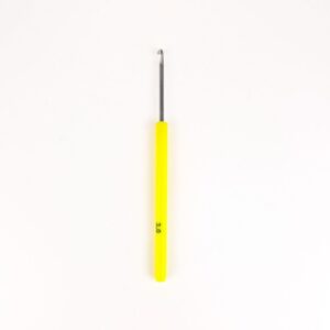 aluminiowe szydełko z rączką 3 mm