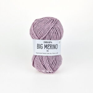 wełna merino gruba drops big merino 09 fioletowy wrzosowy