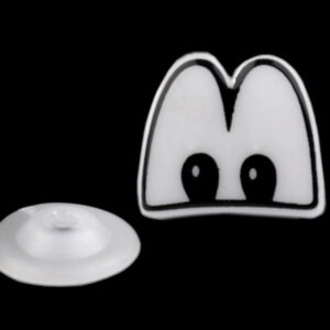 oczy do maskotek amigurumi owalne biało czarne