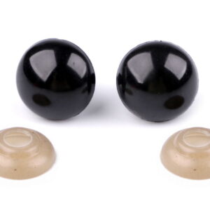 bezpieczne oczka do maskotek 18mm czarne