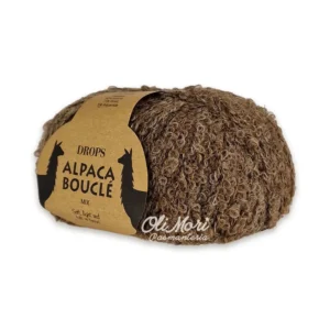 Włóczka DROPS Alpaca Bouclé [0602] [uni] [Brąz]