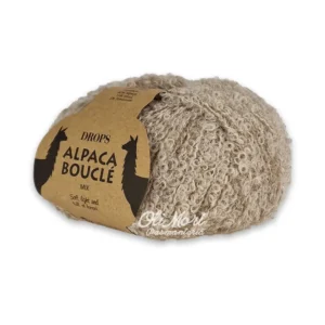 Włóczka DROPS Alpaca Bouclé [2020] [uni] [Jasny beż]
