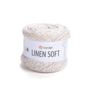 Włóczka YarnArt Linen Soft [7303] Naturalny