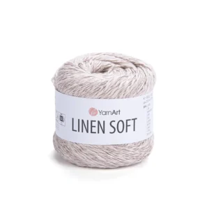 Włóczka YarnArt Linen Soft [7304] Jasny beż
