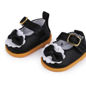 czarne buty dla lalek