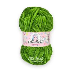 Włóczka OliMori Kitty Yarn [37] [Intensywna zieleń]