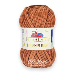 Motek włóczki Himalaya dolphin baby 378 cynamonowy brąz