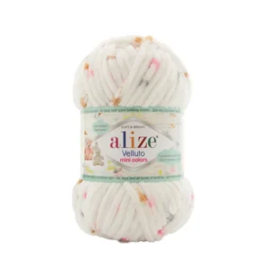 włóczka na mskotki amigurumi alize velluto mini colors 8110