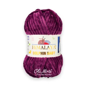 Fioletowy motek włóczki himalaya dolphin baby 393