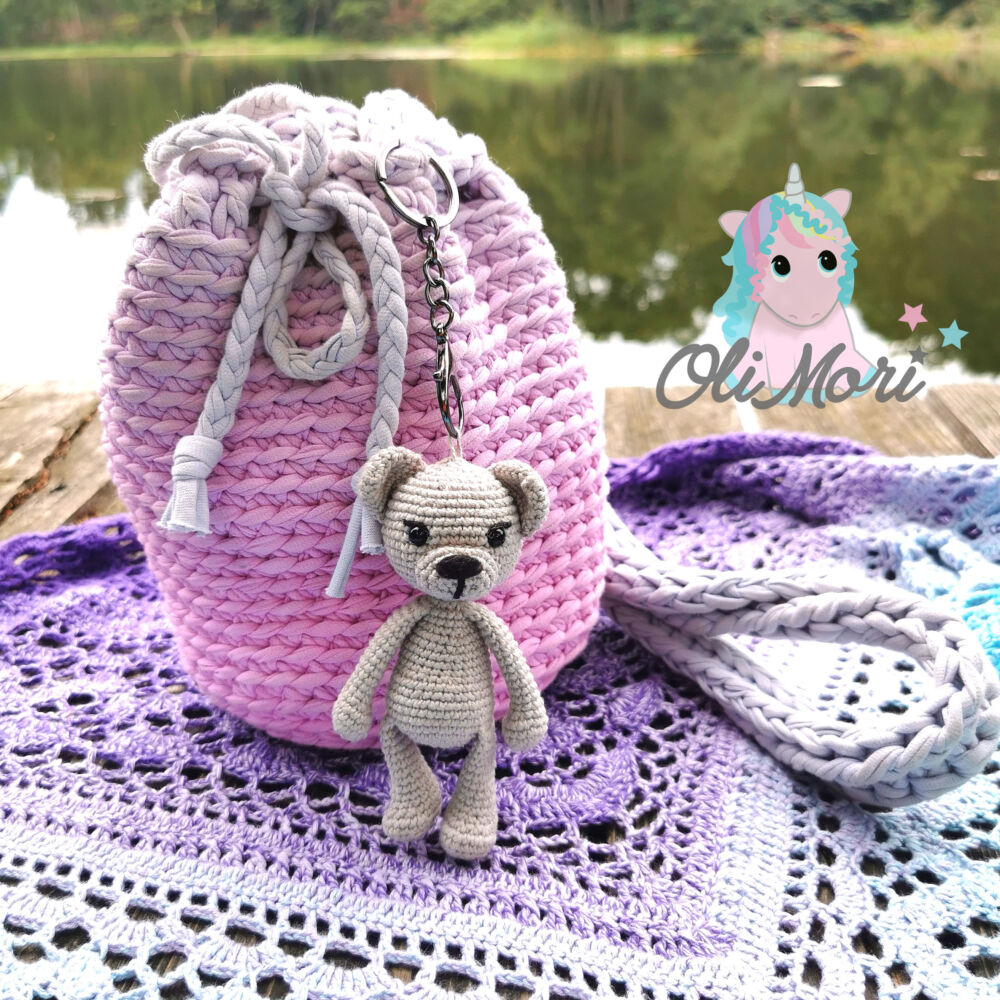 Zestaw do nauki szydełkowania Mini Miś DIY + instrukcja - obrazek 5